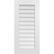 Ekena Millwork Vertical Surface Mount PVC Gable Vent: Non-Functional, w/ 3-1/2"W x 1"P Standard Frame, 18"W x 38"H GVPVE18X3801SN - alternate 1